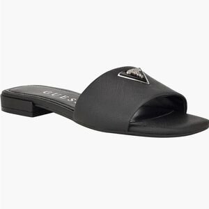 Guess Black Minimalist Sandals